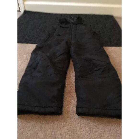 Artic Quest Unisex Kids Lined SnowSuit Ski Bib Pants Size 5/6 Black - Picture 7 of 7
